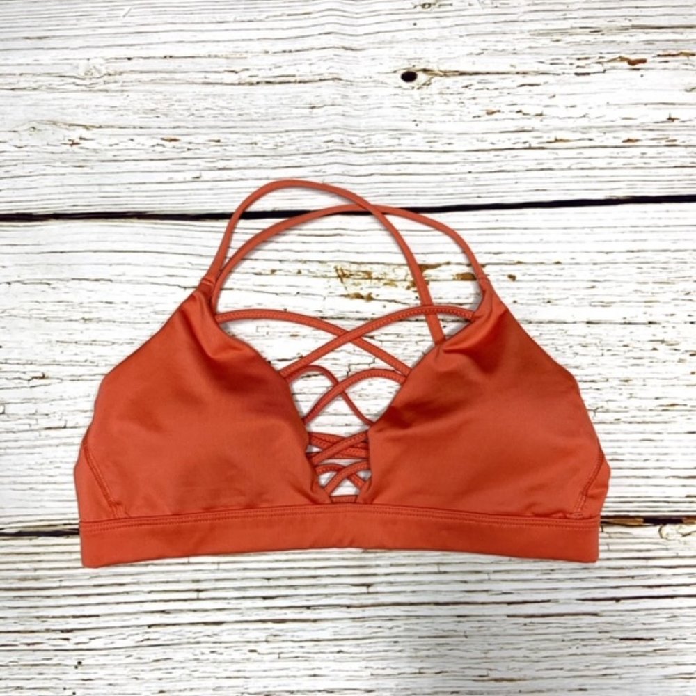 Orange Sports Bra